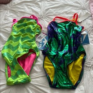 Colorful Kids Swim One Piece
